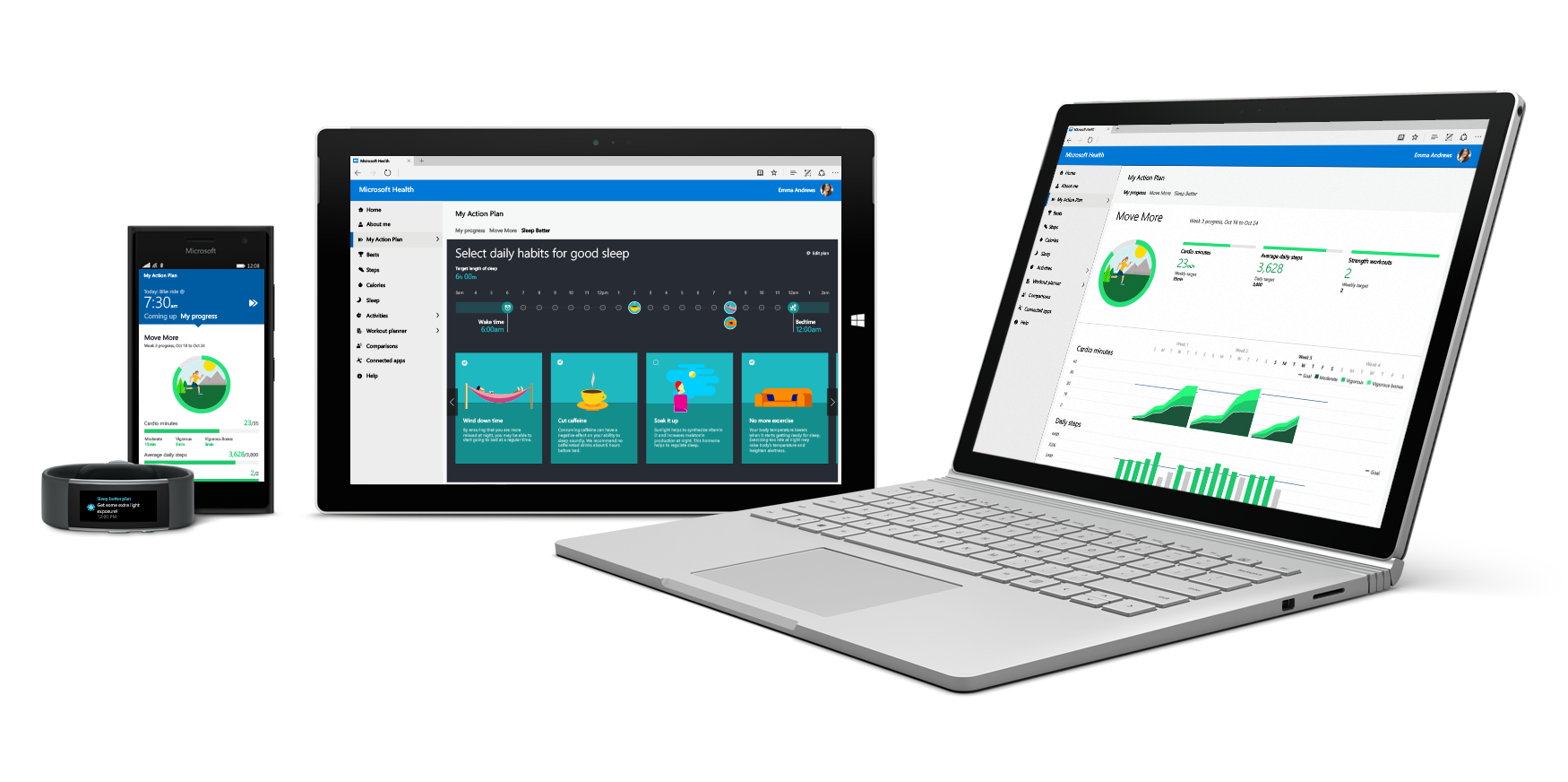 Microsoft Band app